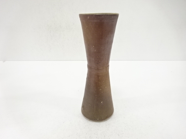  備前焼　人間国宝　山本陶秀造　花入